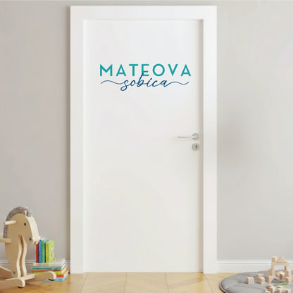 Nalepka za otroško sobo - fantek