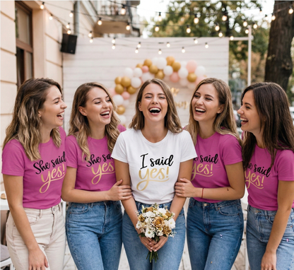 Majice za dekliščino – “She said YES!”