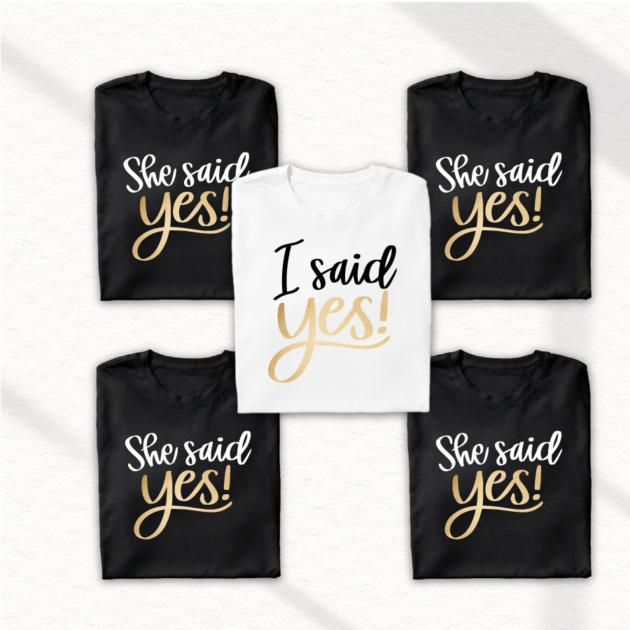 Majice za dekliščino – “She said YES!”