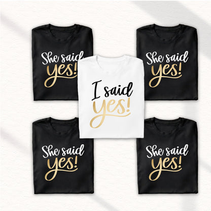 Majice za dekliščino – “She said YES!”