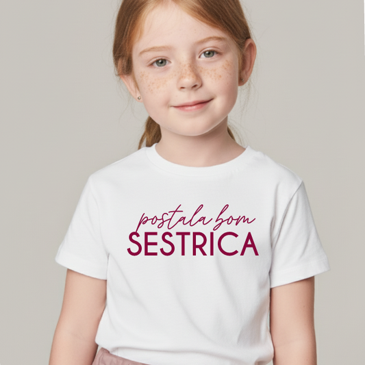 Otroška majica - Postala bom velika sestrica