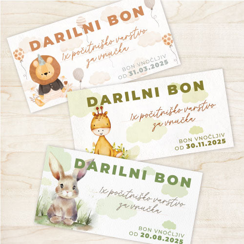 Personaliziran bon za varstvo